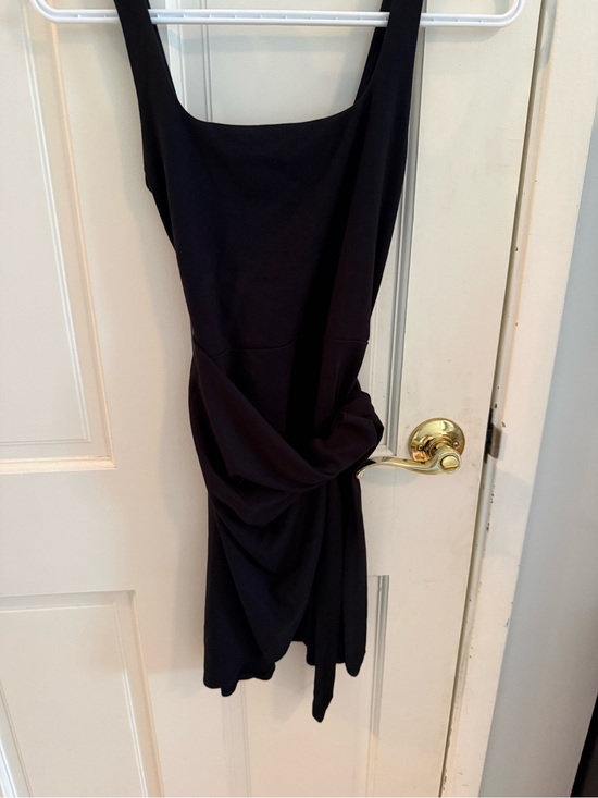 Wilfred Dresses & Skirts - Wilfred Black Draped Midi Dress